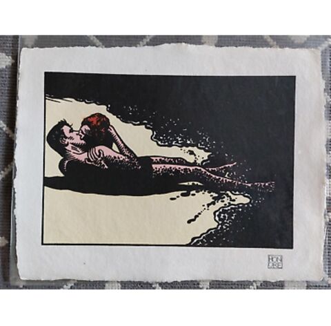 Lithographie sign�e Honor� 225 Carpentras (84)