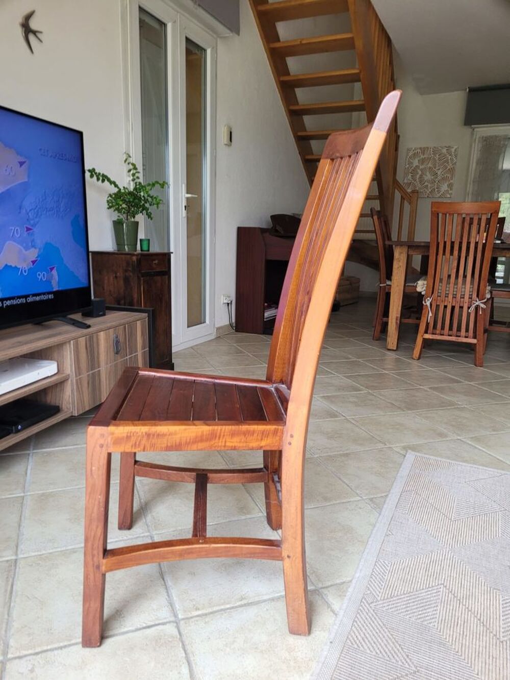 lot 6 chaises bois Meubles