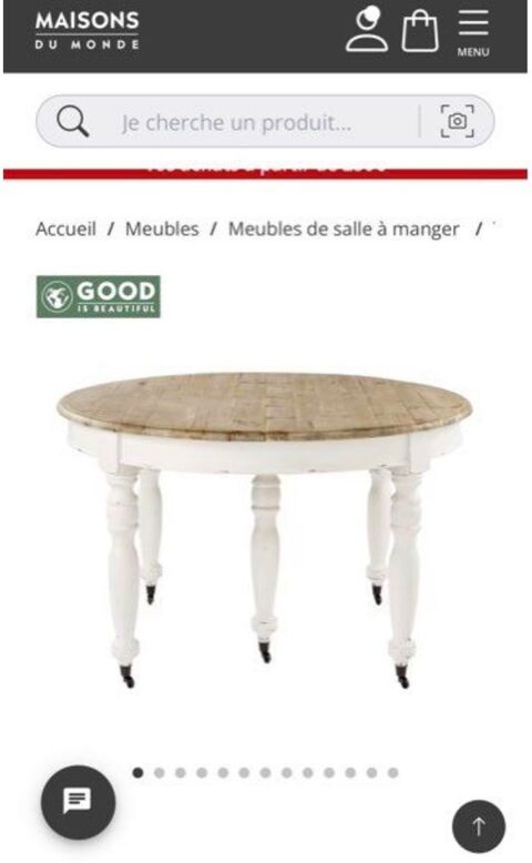 table extensible maison du monde 950 Marseille 13 (13)