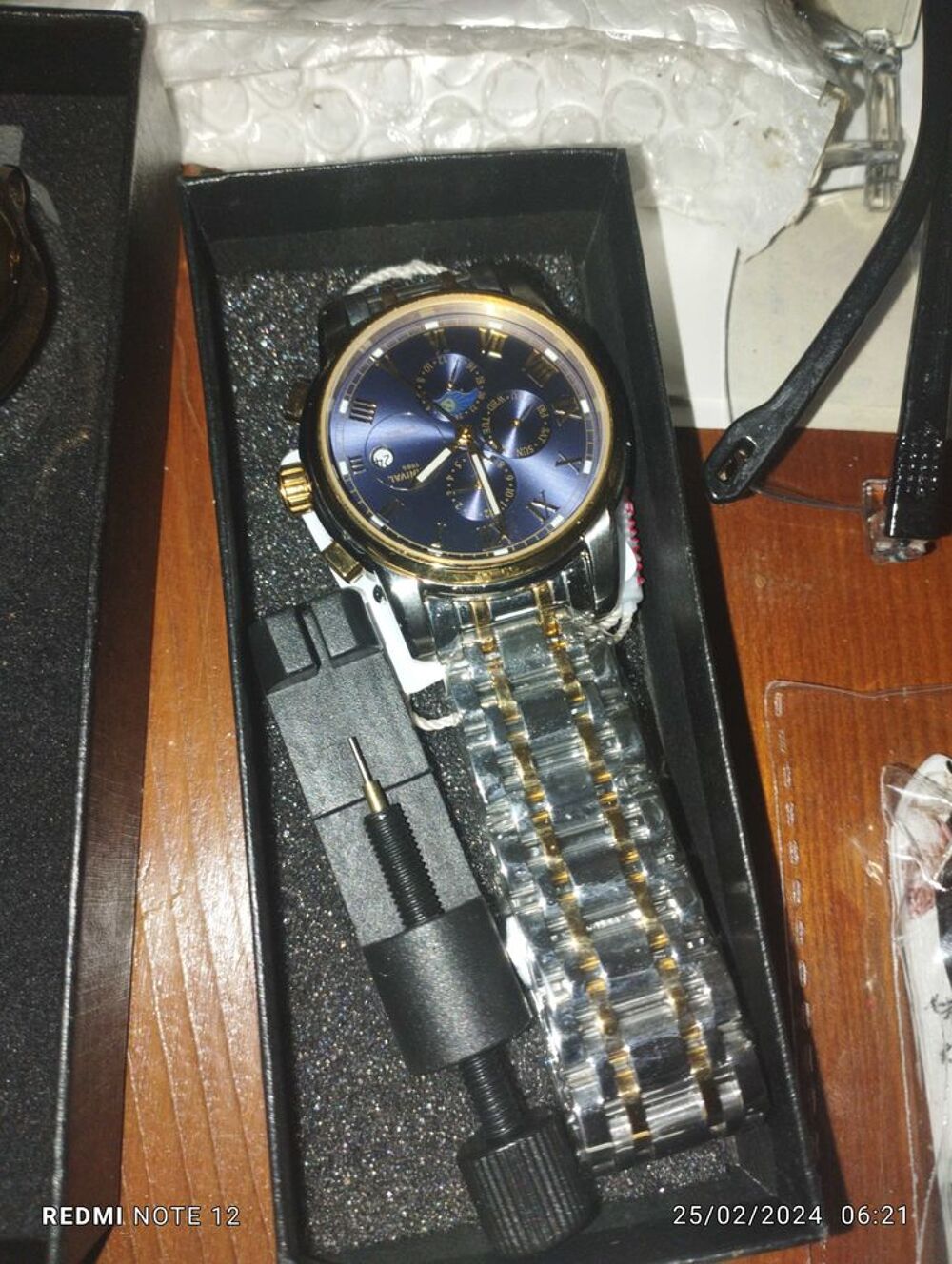 Montre de Luxe pour homme, m&eacute;canique automatique. Bijoux et montres