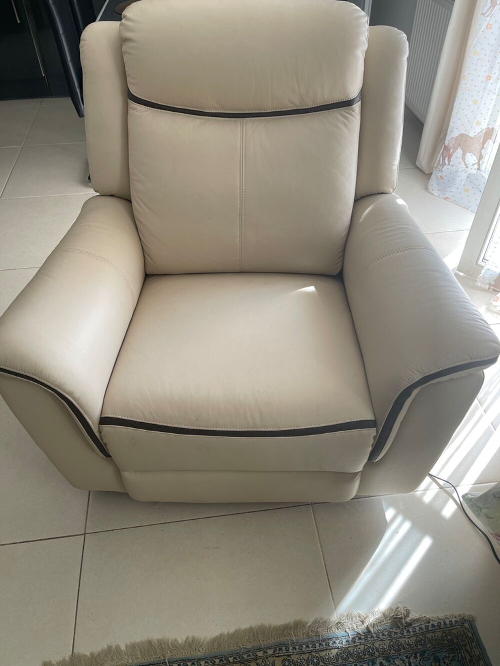 Fauteuil en cuir de buffle Meubles