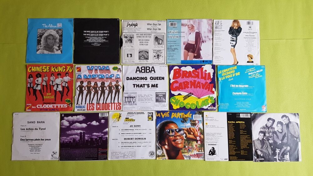 LES 45T PHOTO 27 CD et vinyles