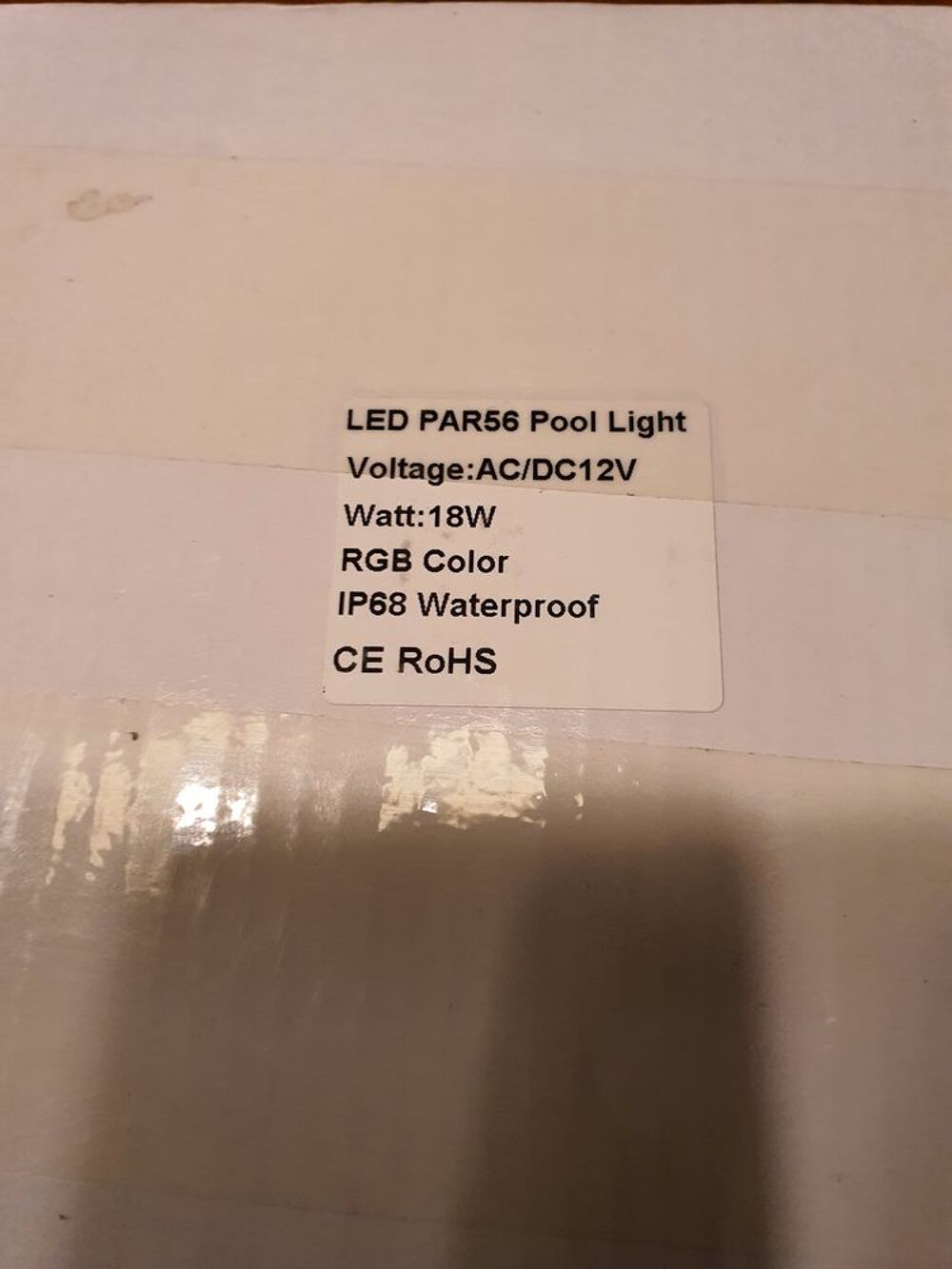 Ampoule lampe piscine diam&egrave;tre 18cm Bricolage