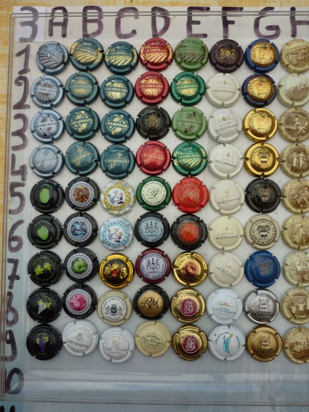 capsules de champagne &agrave; 0.50€ N&deg;1 