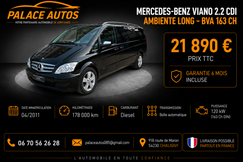 Mercedes Viano 2011 occasion Nice 06000