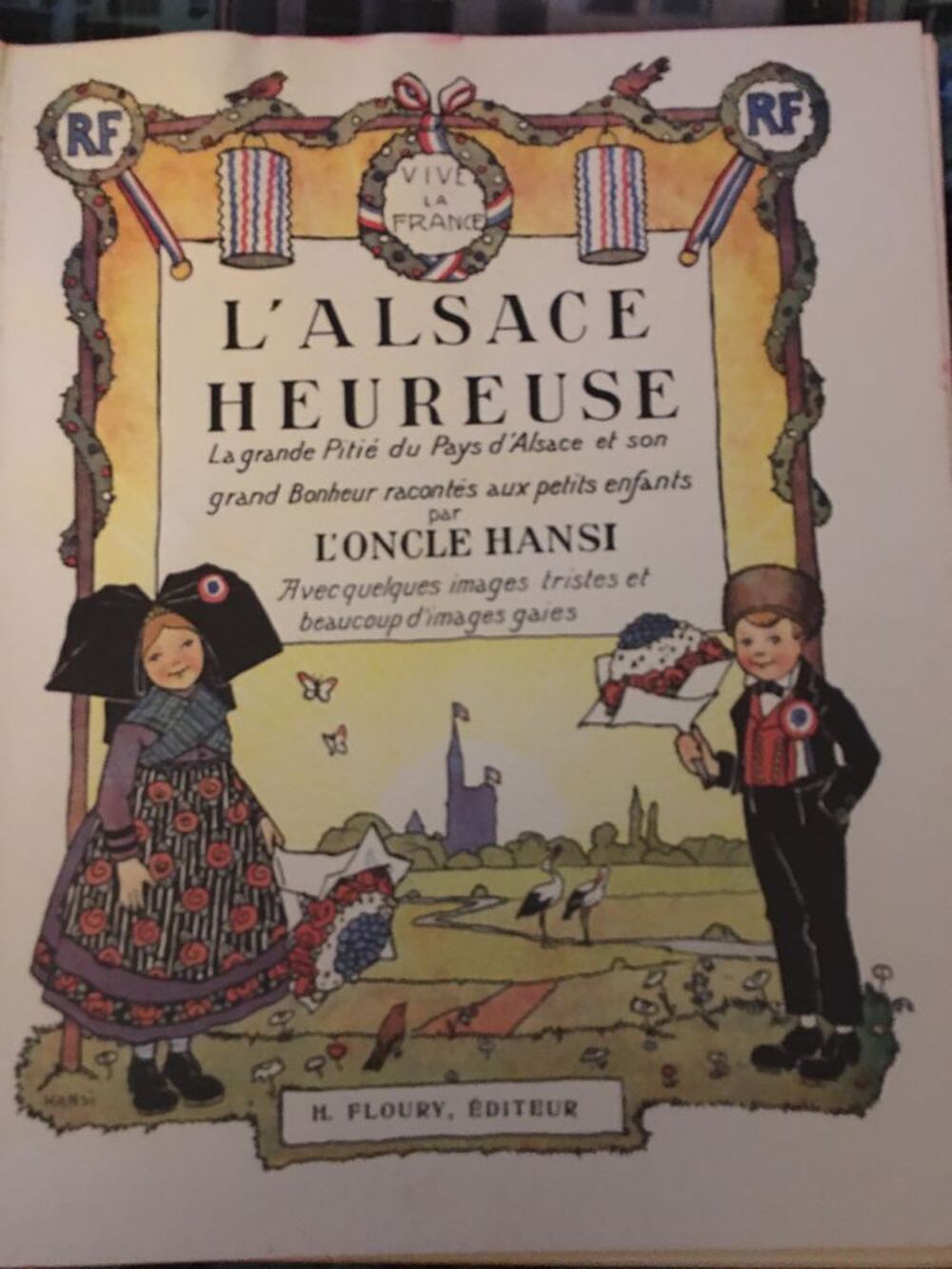 l?alsace heureuse par l?oncle hansi 1990 Livres et BD