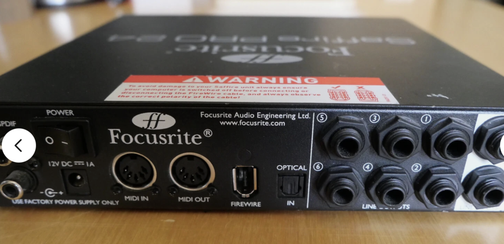 interface son Instruments de musique