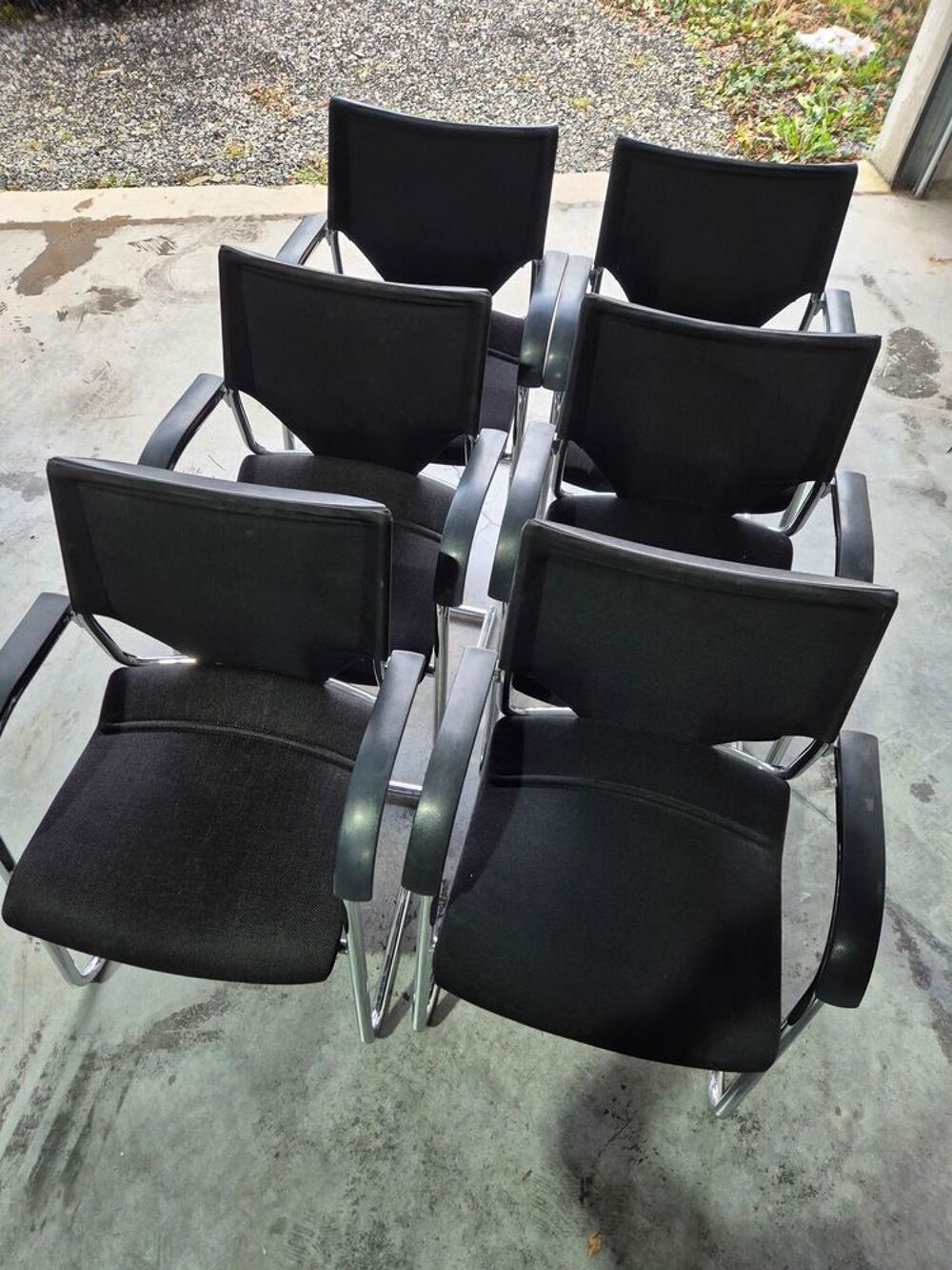 chaises salle de r&eacute;union(6pi&egrave;ces) Meubles