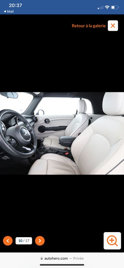 Mini Cooper Cabriolet 136 ch 2017 occasion Fontenay-sous-Bois 94120