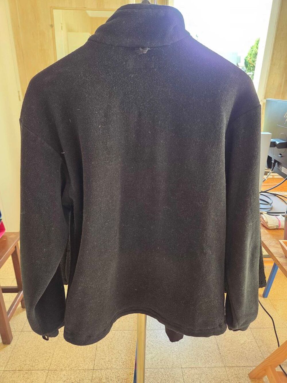 Veste polaire noire Vêtements