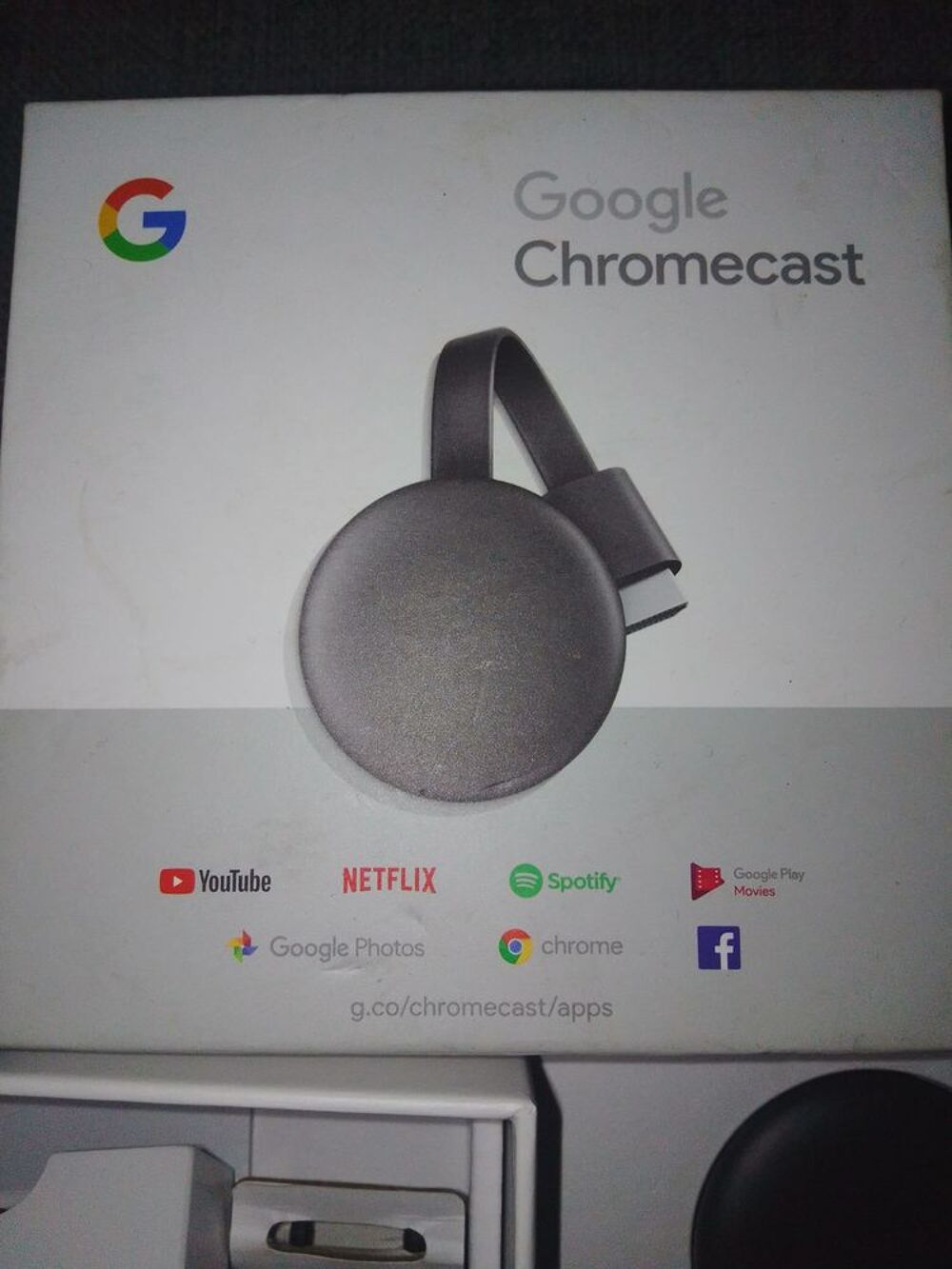 Google chromecast Ytube tv musique photo film ex..... Photos/Video/TV