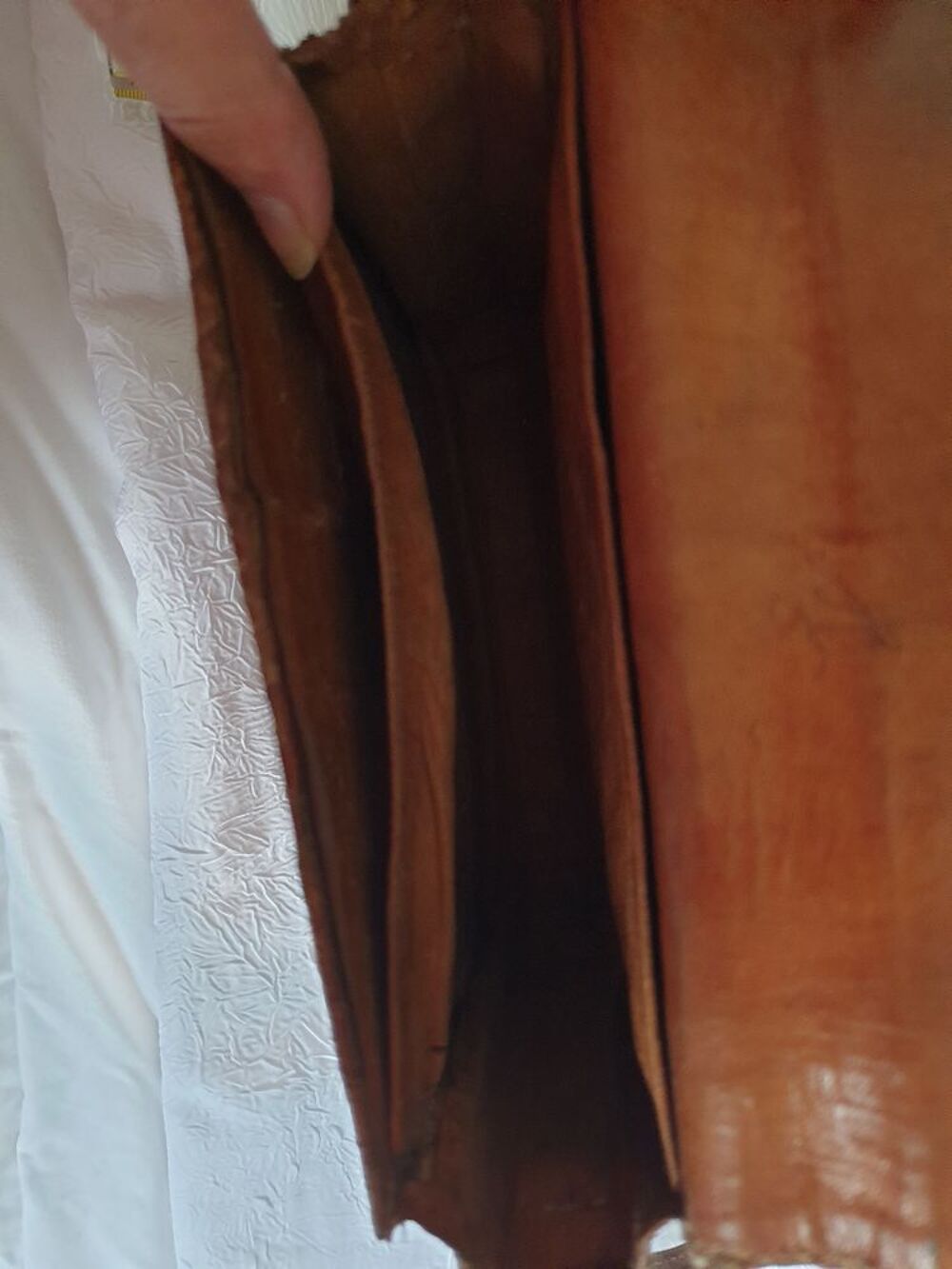 Sac croco vintage Maroquinerie