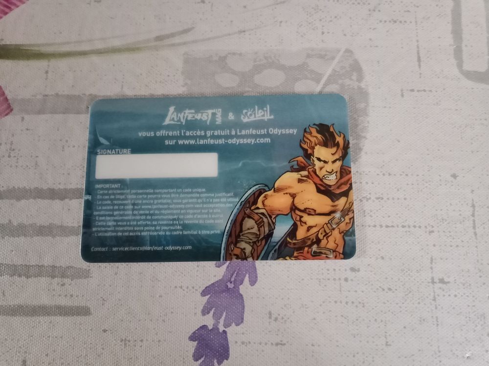 
Carte avantage abonn&eacute; Lanfeust Mag 
