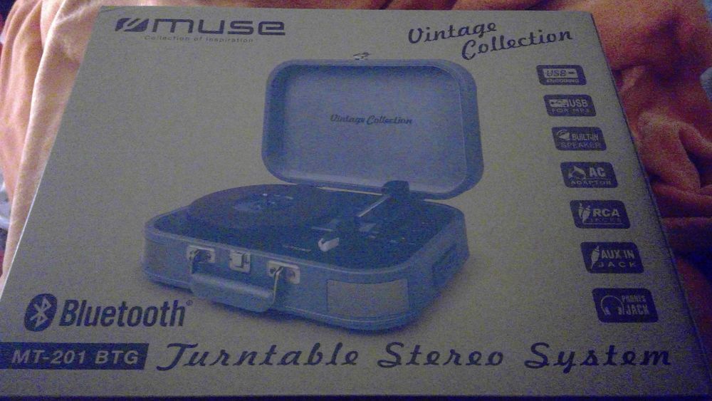Valise Platine vinyle neuve Muse MT-201 BTG Audio et hifi