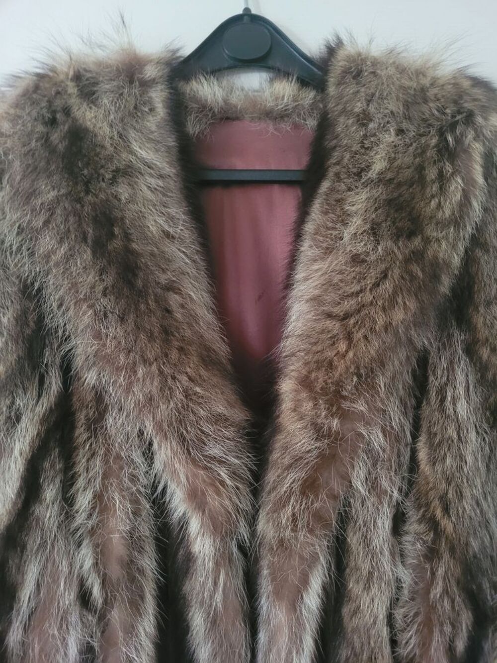 Magnifique manteau de fourrure en marmotte Vtements
