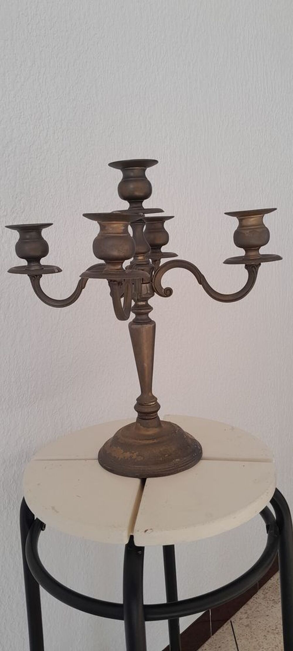 chandelier bronze 5 branches Décoration