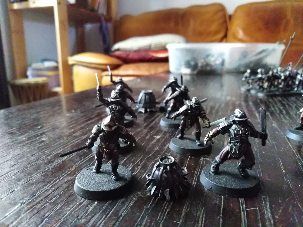 Figurines seigneur des anneaux - Arm&eacute;e Huruk-Hai 