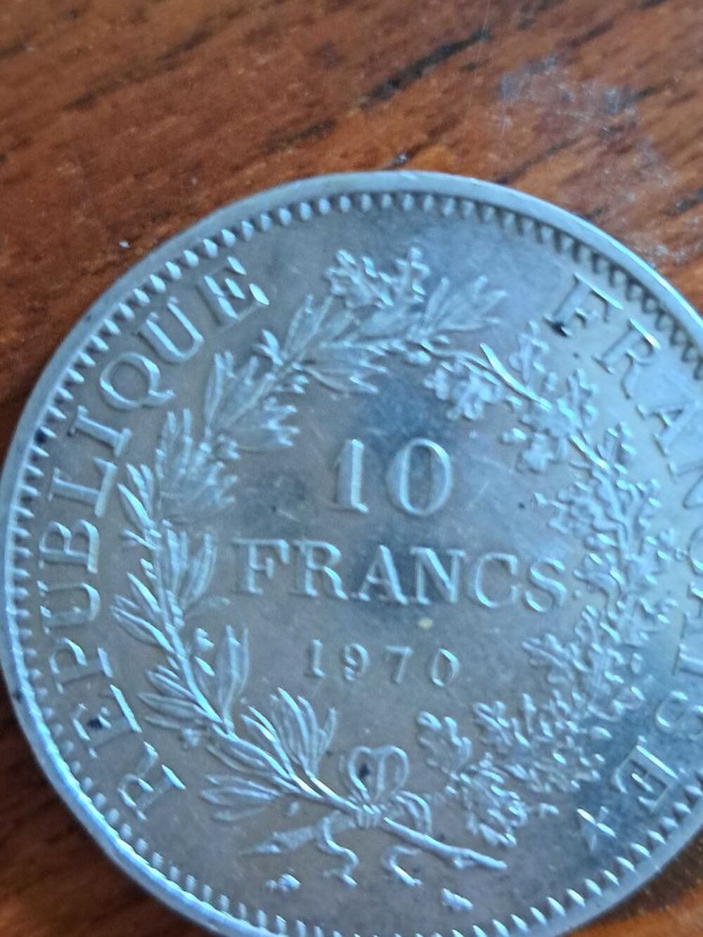 pi&egrave;ce en argent 10 francs 
