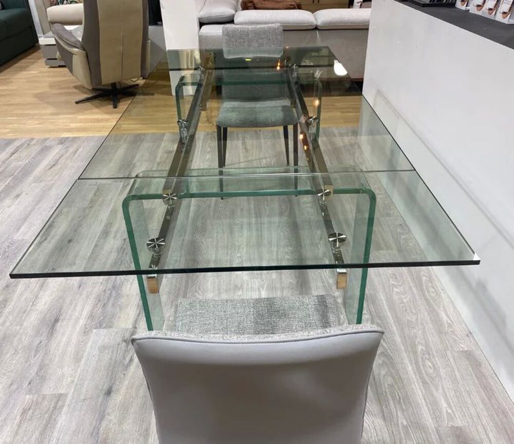 Table design en verre de salle &agrave; manger Meubles