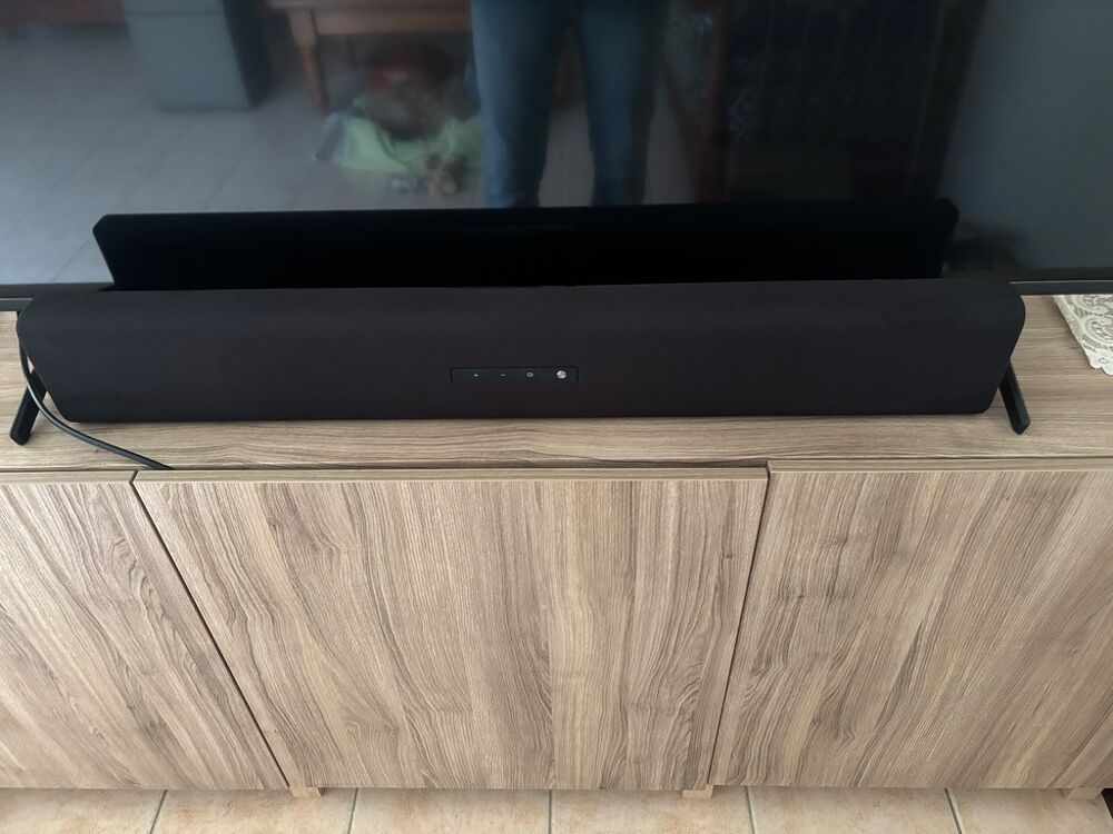Barre de son noire - Audio am&eacute;lior&eacute; pour TV Audio et hifi
