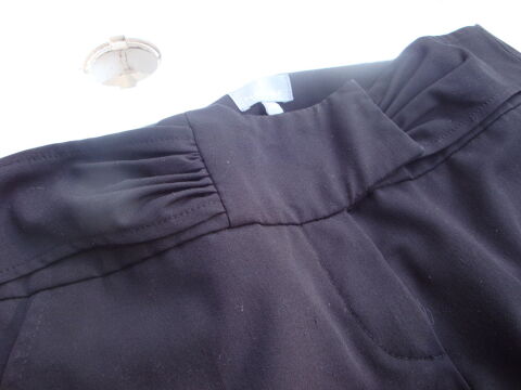 Pantalon noir taille haute 6 Nimes (30)