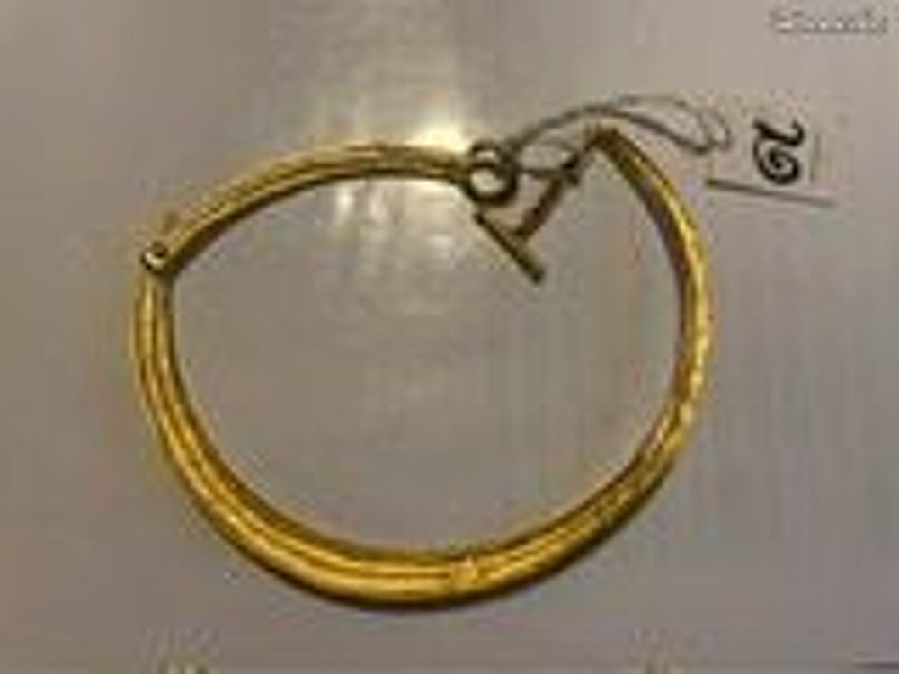 Collier Feuille rigide dor&eacute; articul&eacute; ANTIGONA Bijoux et montres