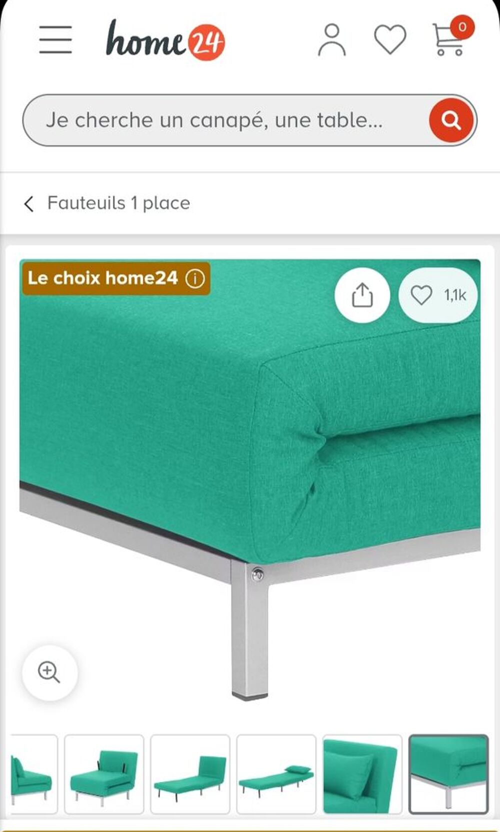 lot de 4 fauteuils ou &agrave; l'unit&eacute; Meubles