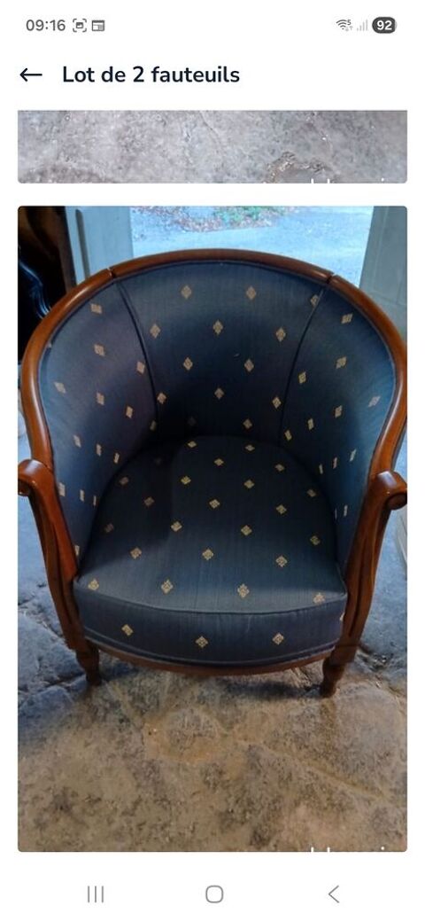 Lot de 2 fauteuils Saint-Clément-sur-Durance (05)