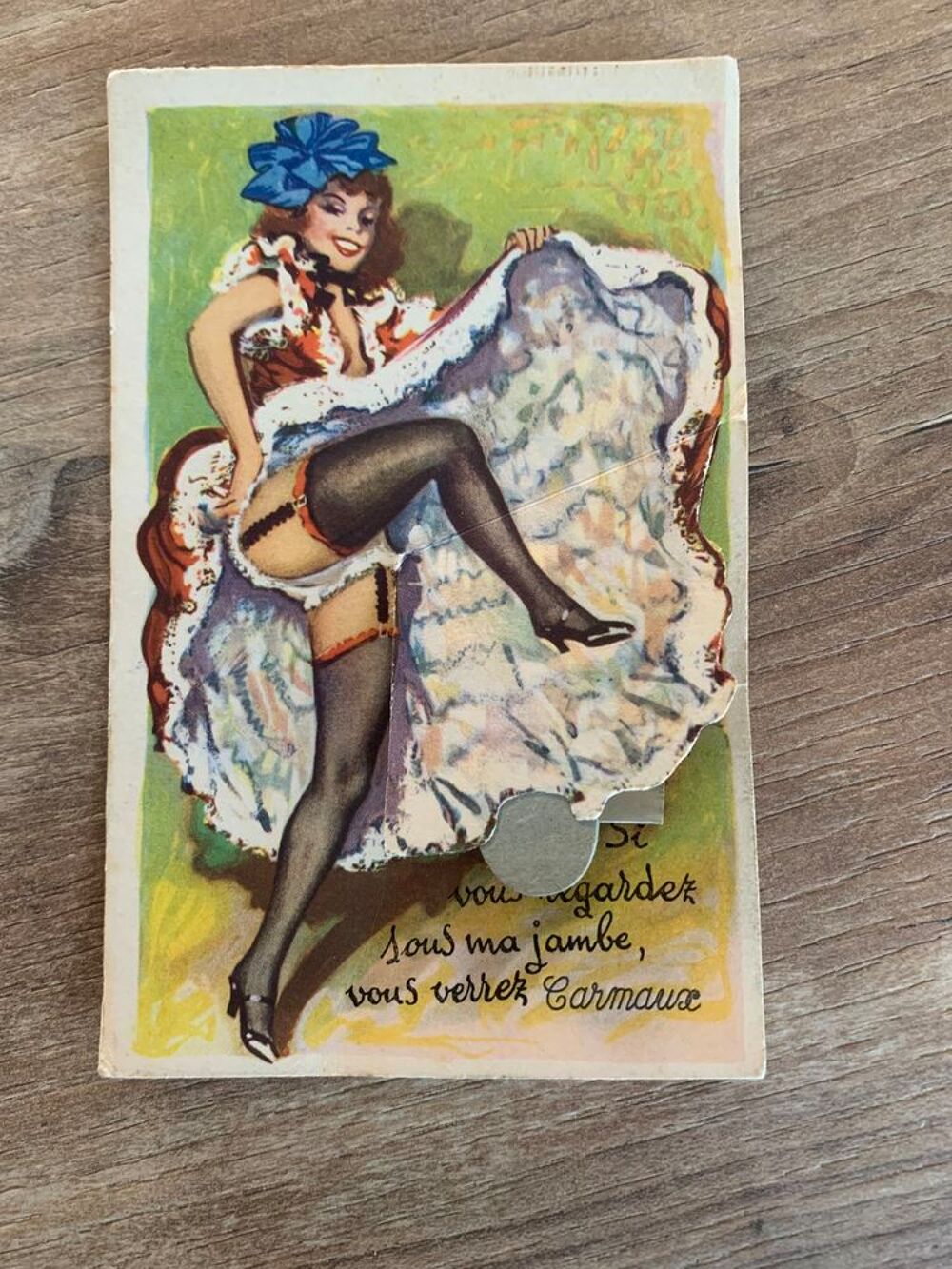 Carte postale humoristique vintage ann&eacute;e 50 " 