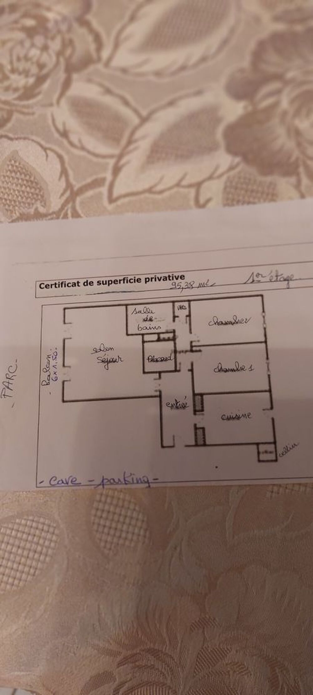 Vente Appartement T 4   RENOVE  95 m2  1er étage  DPE : C Saint-marcellin