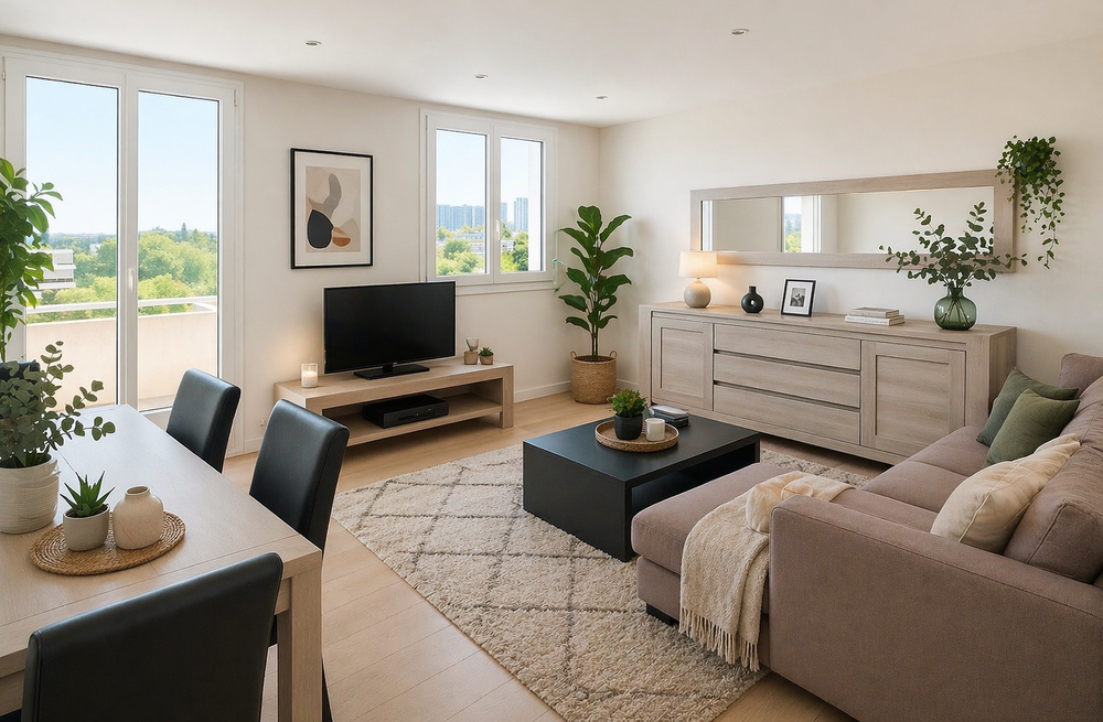 Vente Appartement DERNIER ÉTAGE ? VUE PANORAMIQUE SUR LYON, GARAGE Caluire-et-cuire