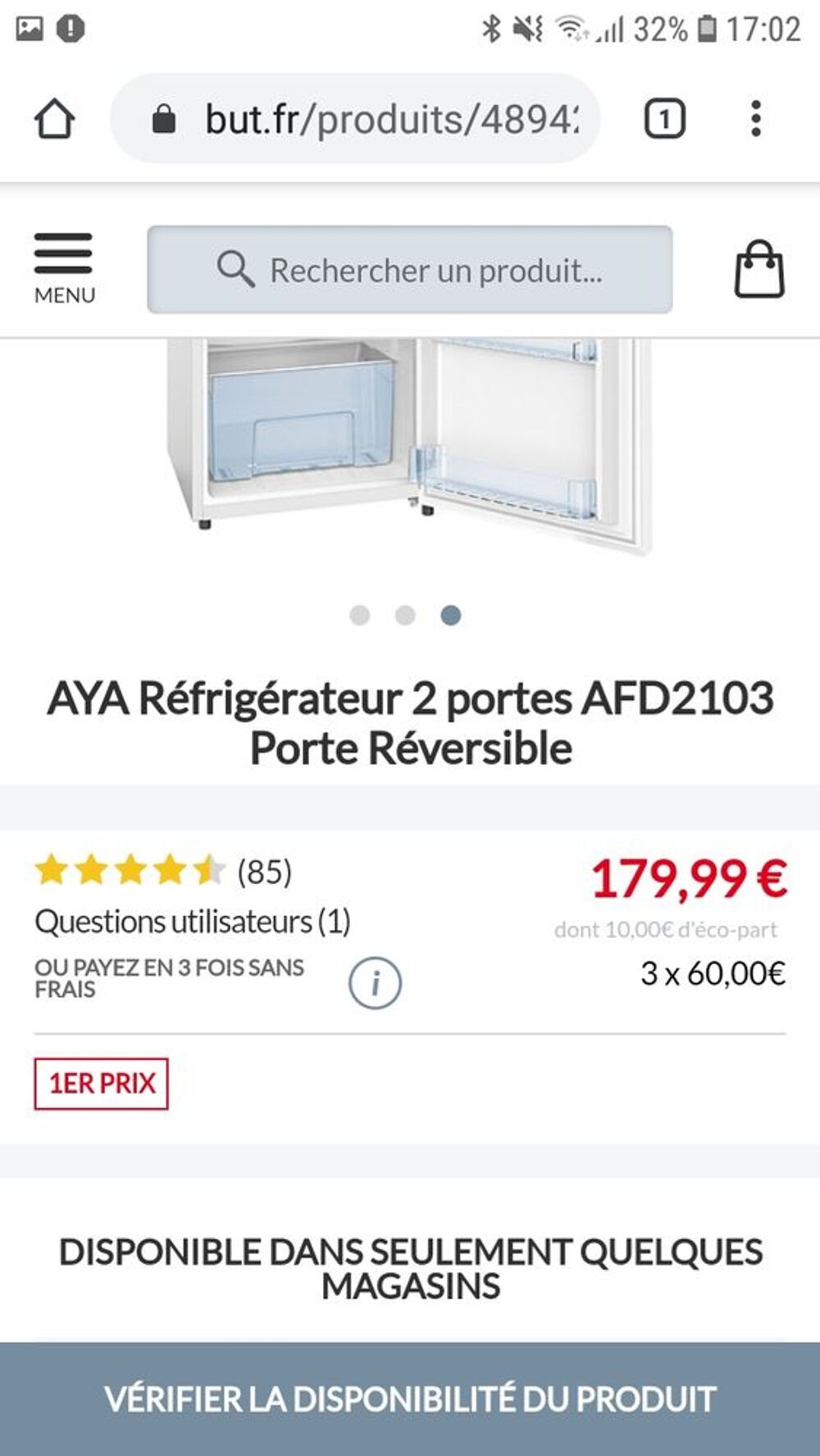 Frigo neuf garantie 2 ans Electroménager