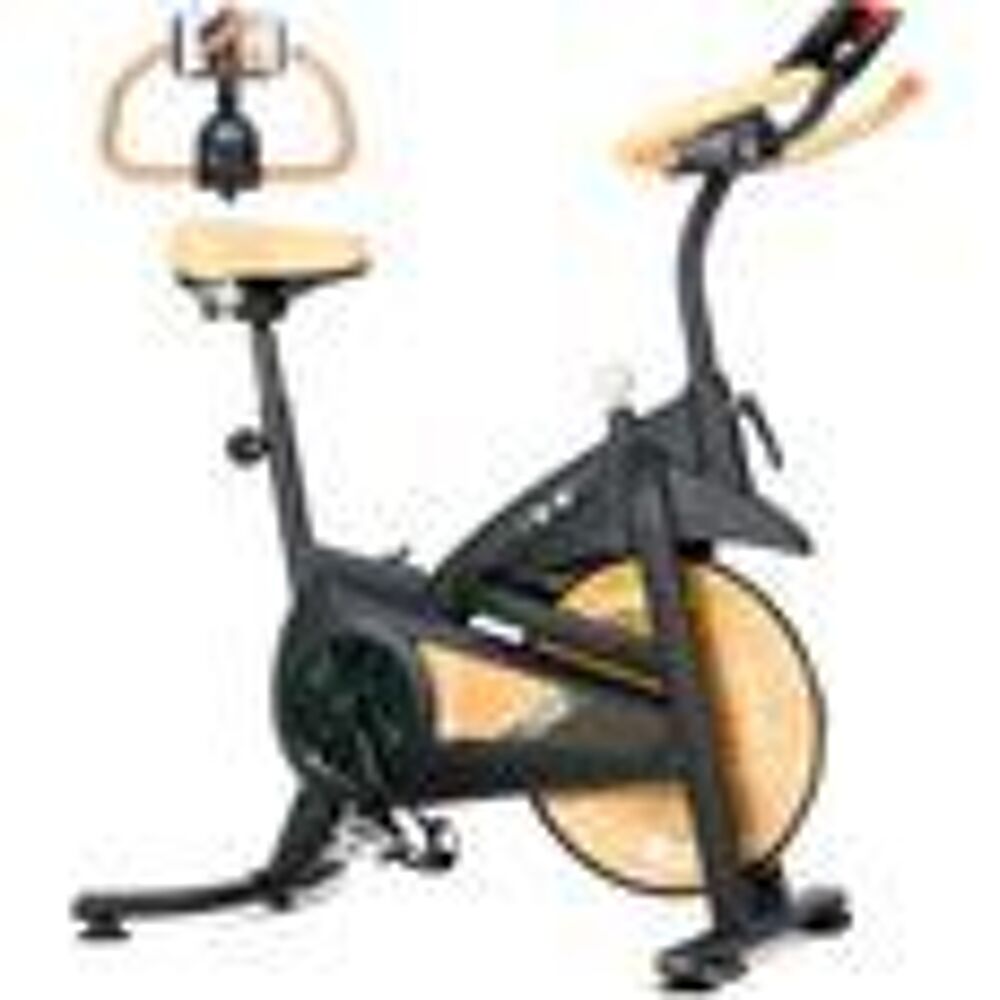 V&eacute;lo d'appartement noir et bois Vélos