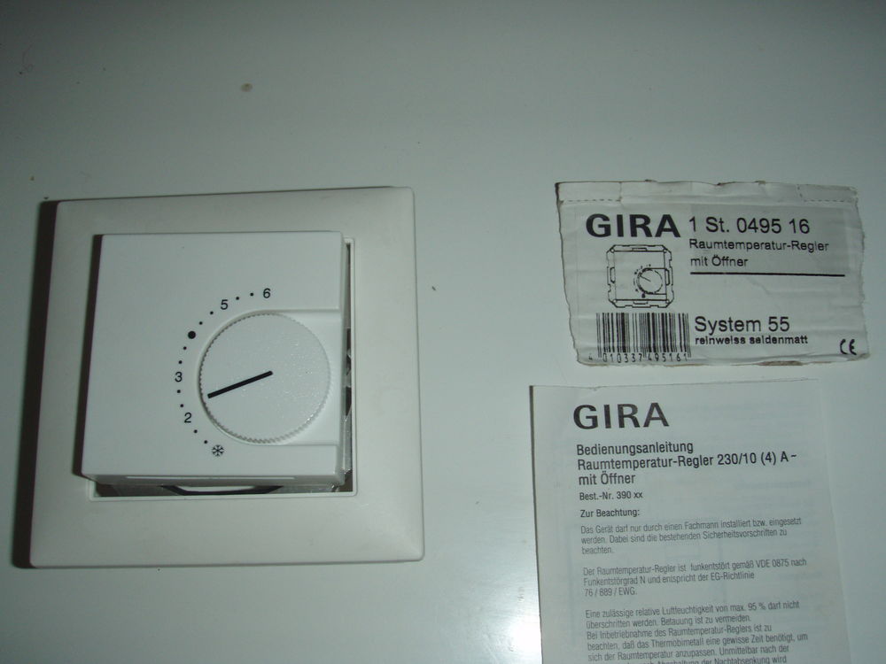 Thermostat mural Bricolage