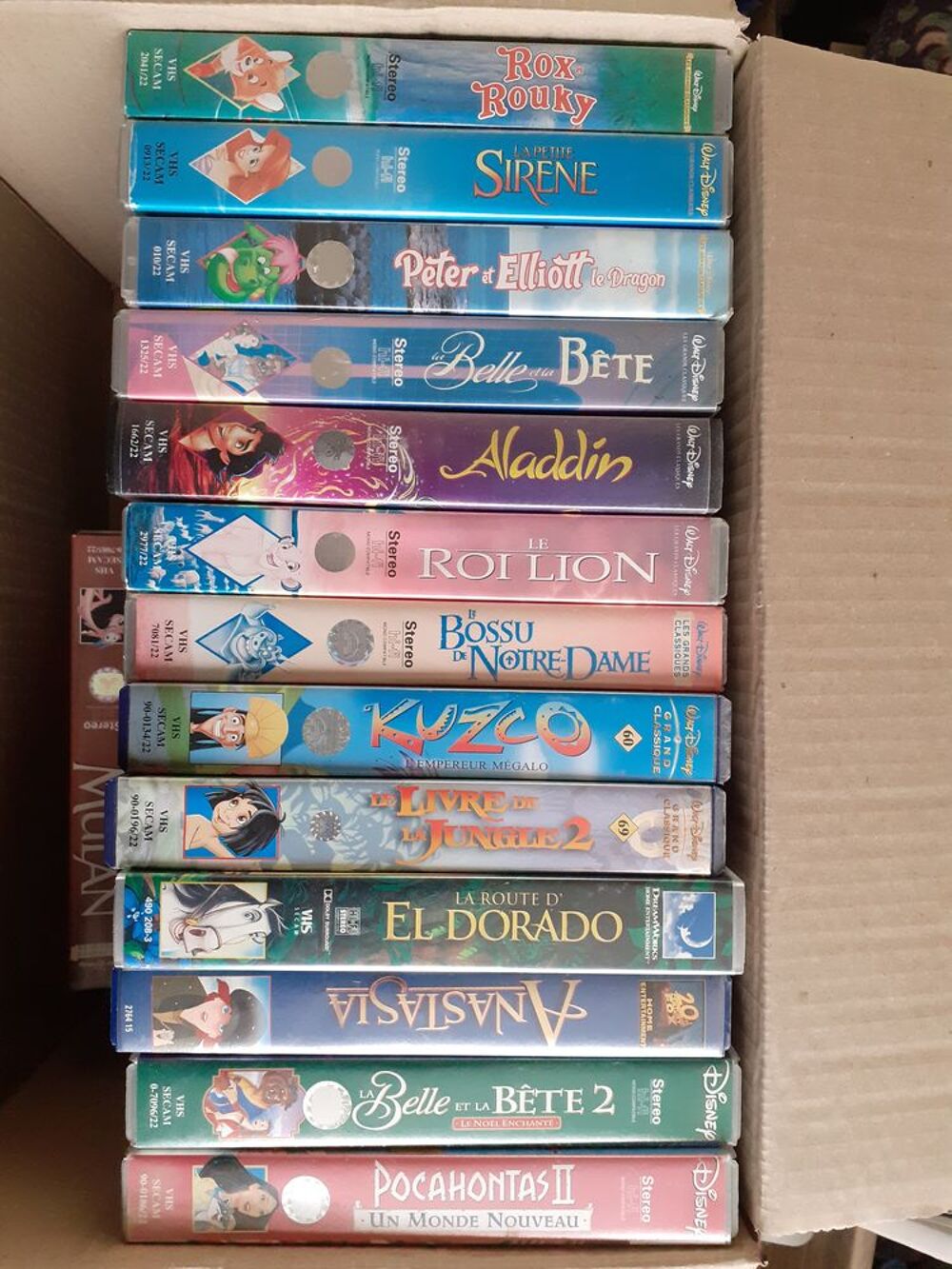 Cassettes VHS Dessins Anim&eacute;s Disney Photos/Video/TV