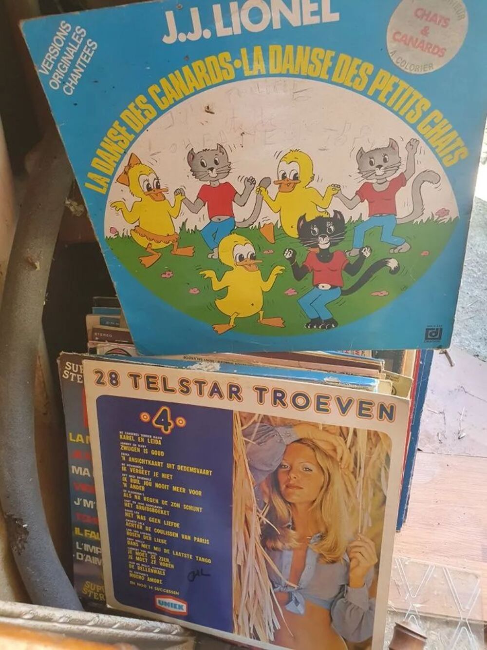 LOTS DE DISQUES VINYLES . 10 LE DISQUE , FAIRE UNE OFFRE 
A CD et vinyles