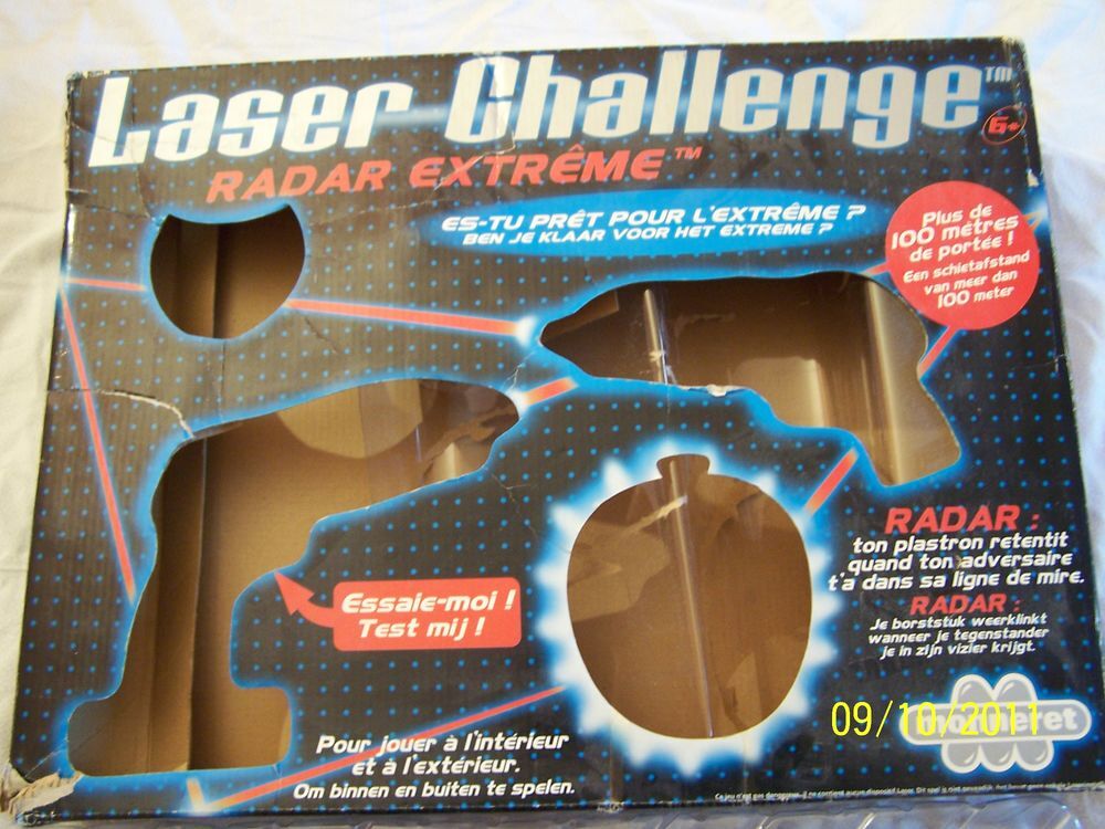 COFFRET LASER CHALLENGE 2 PISTOLETS ET 2 PLASTRONS Jeux / jouets