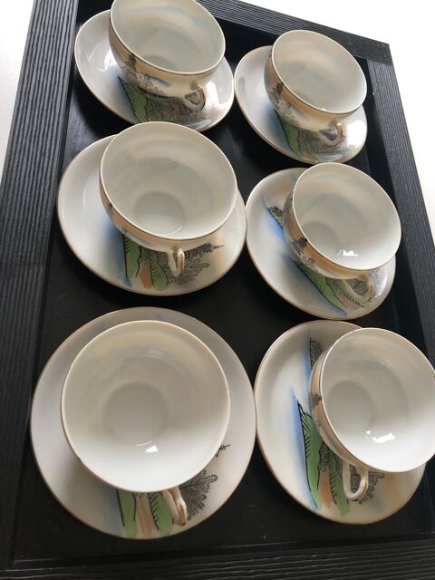 Service à thé - porcelaine et décor du Japon 40 Châtenoy (45)