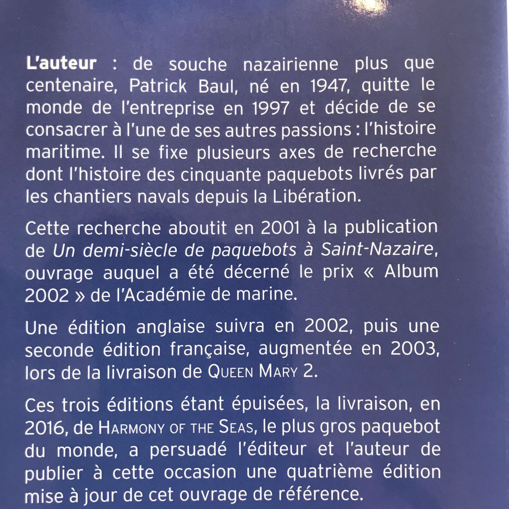 La saga des paquebots de Saint-Nazaire Livres et BD