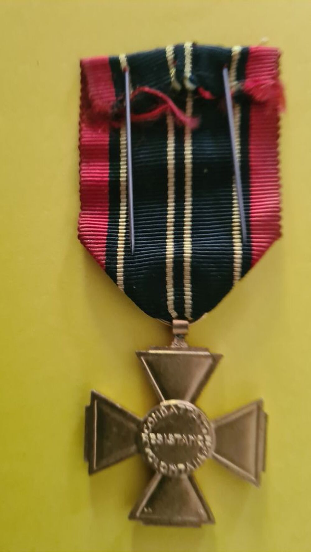 Croix du combattant volontaire R&eacute;sistance, m&eacute;daille 1939-194 