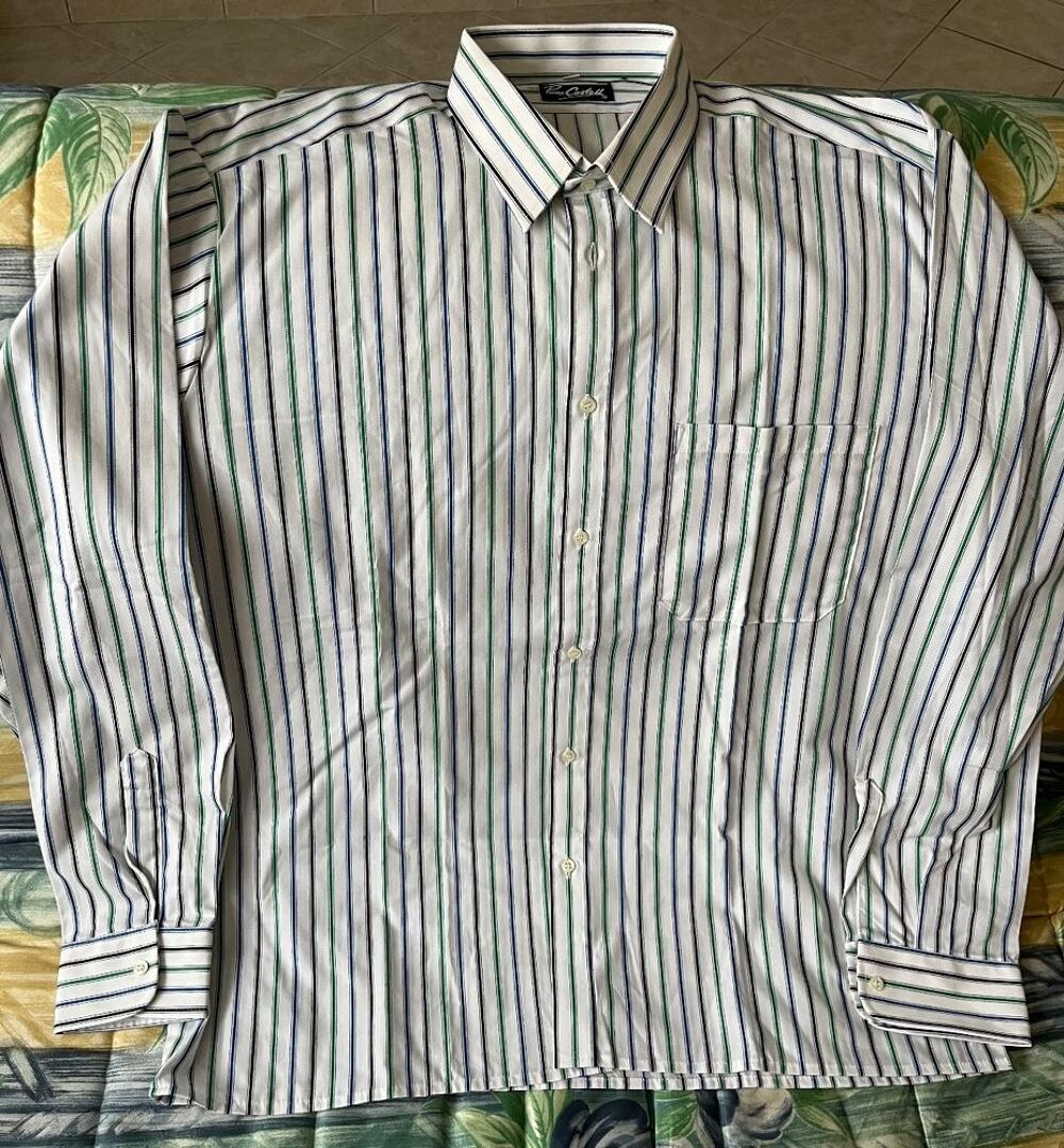 CHEMISE homme taille 44 (XL) marque Pierre Castell Vêtements