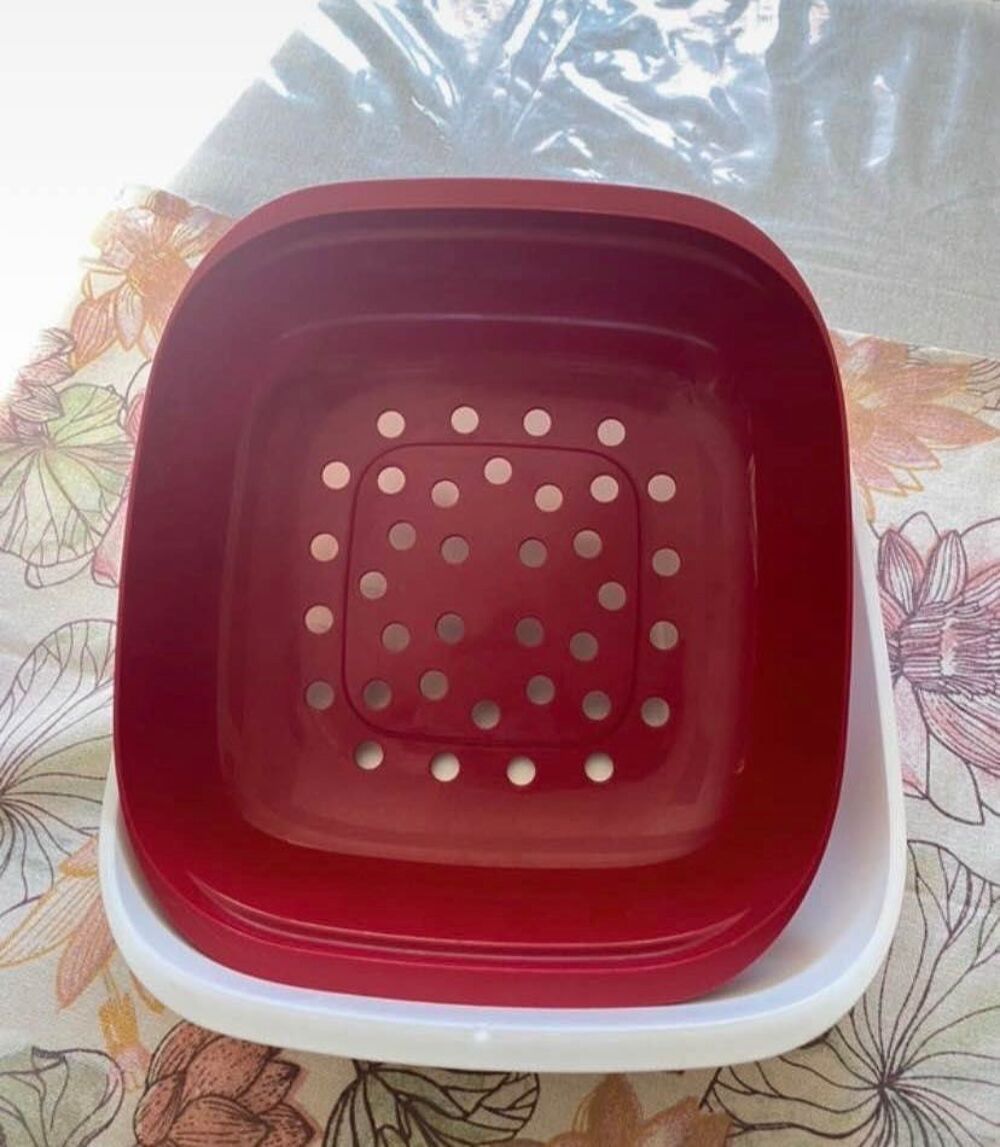 Duo Passoire et Saladier Egouttoir Tupperware - Excellent &eacute;tat Electroménager