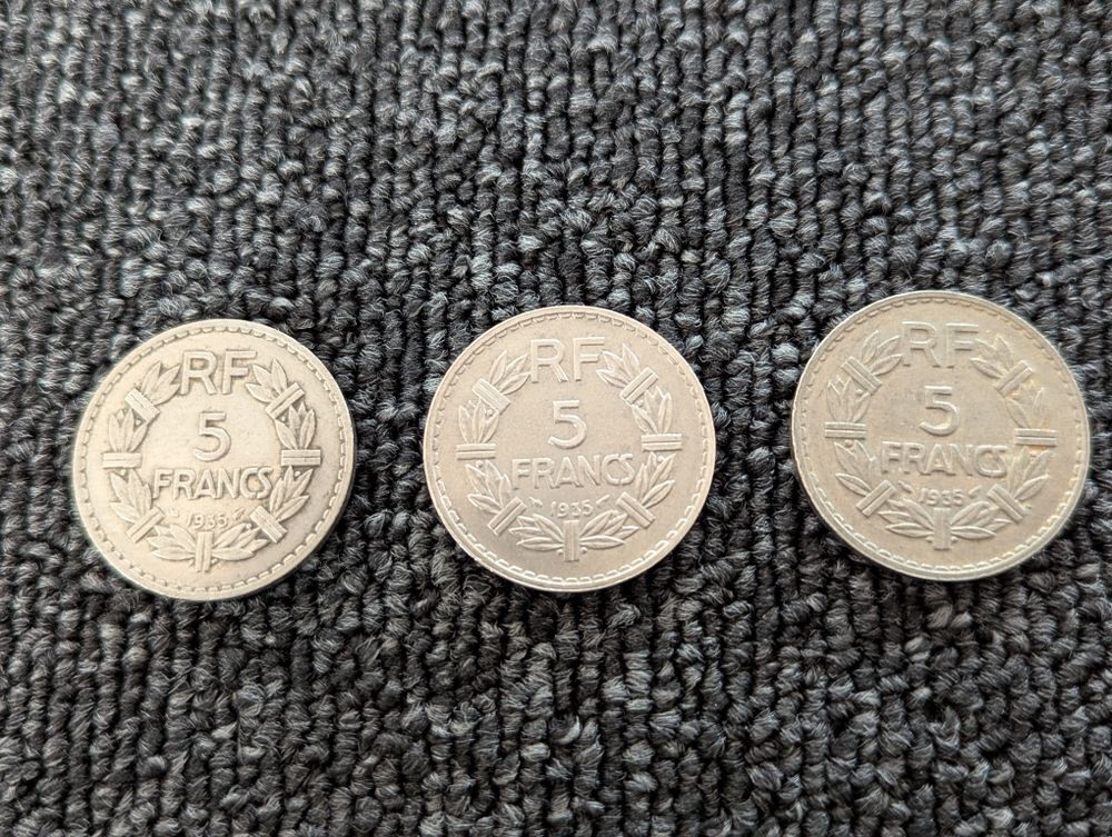  5 francs 1935 Lavrillier 