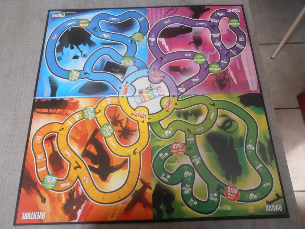 Jeu destin , le jeu de la vie,complet et en parfait &eacute;tat. Jeux / jouets