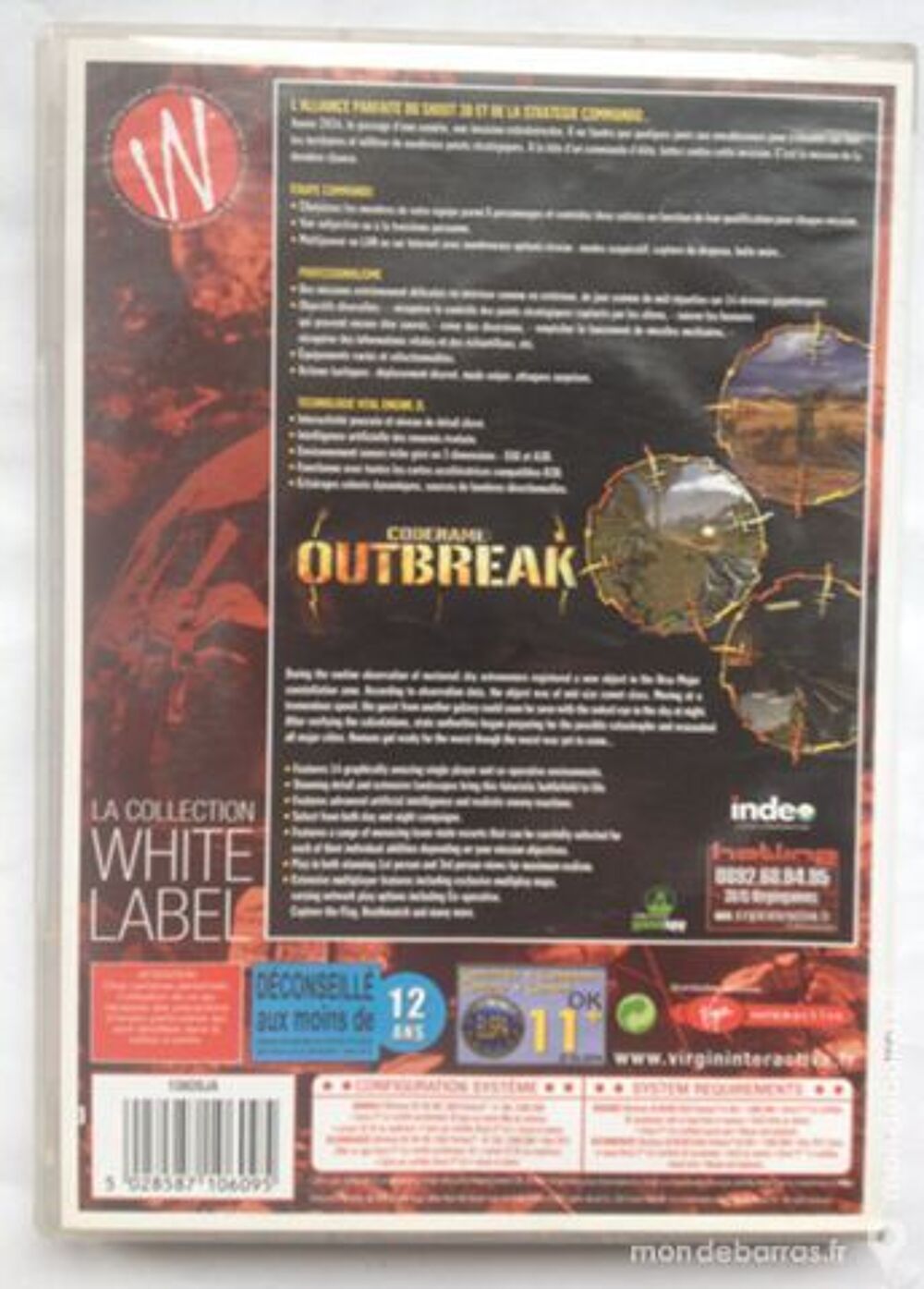 PC-CD rom outbreak CD et vinyles
