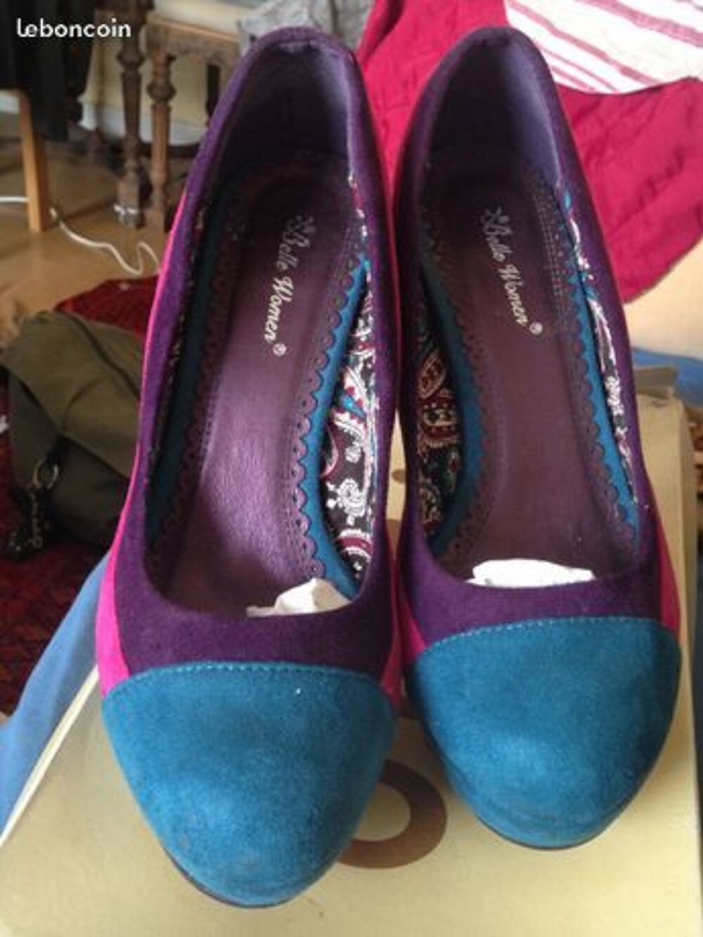 Chaussures du soir&eacute;e multi couleur Chaussures