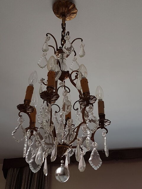  lustre ancien a pampilles 100 Montigny-lès-Metz (57)