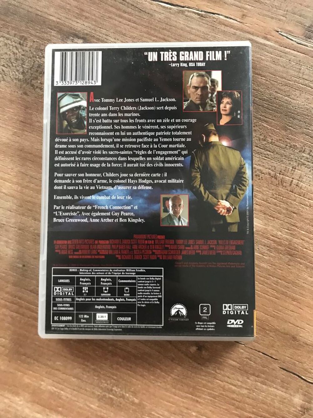 DVD " L' enfer du devoir " DVD et blu-ray