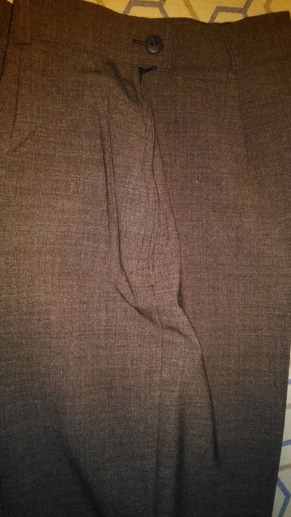 Pantalons marron femme cr&eacute;ation galeries lafayette Vêtements