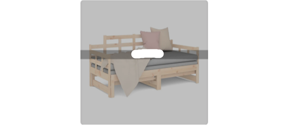 Lit gigogne Bois de pin solide 2x(90x190) cm Meubles